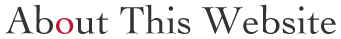 About This Website
